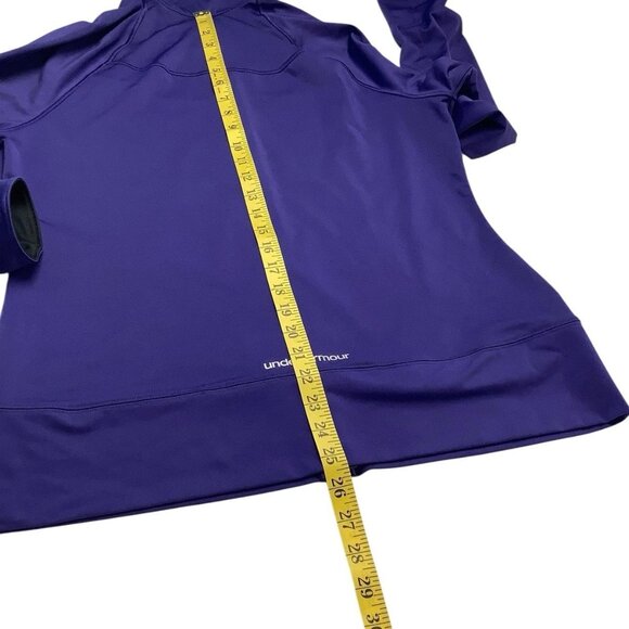 Under Armour All Season Gear Full Zip Purple Jacket Womens Size Large - Picture 8 of 9